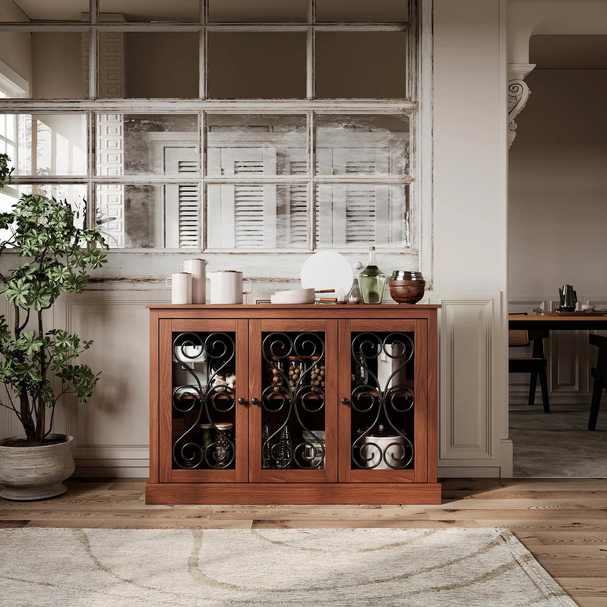 Morden Fort Sideboard Buffet Cabinet with Storage by HouseOfZazla