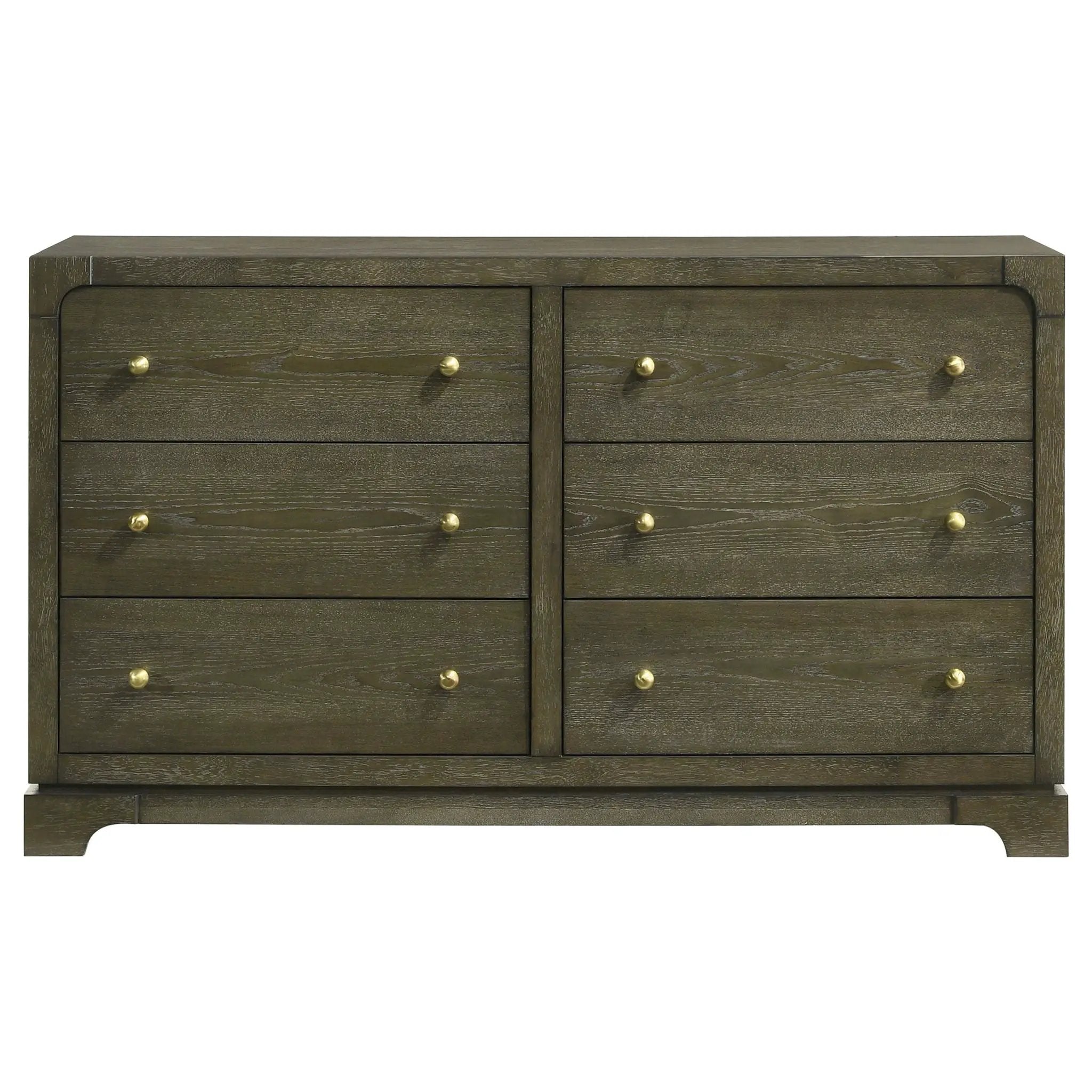 Gran Park 6-drawer Dresser Cabinet Dark Cocoa by Unique Piece Furniture