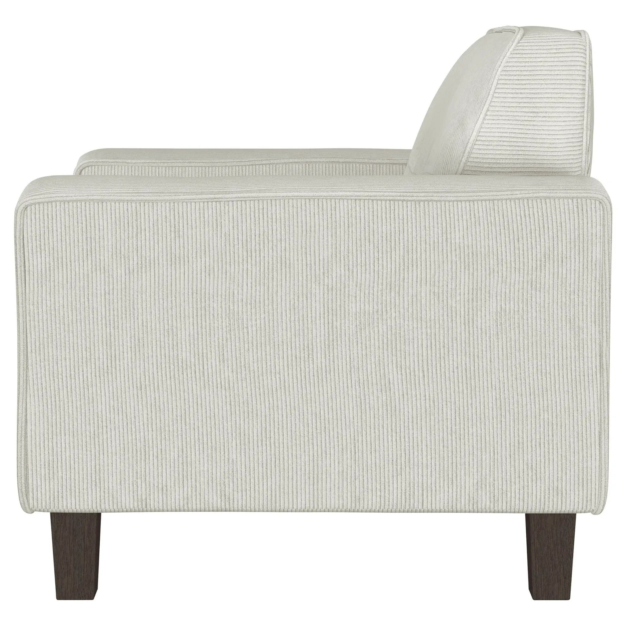 Deerhurst Upholstered Track Arm Tufted Accent Chair Greige by Unique Piece Furniture