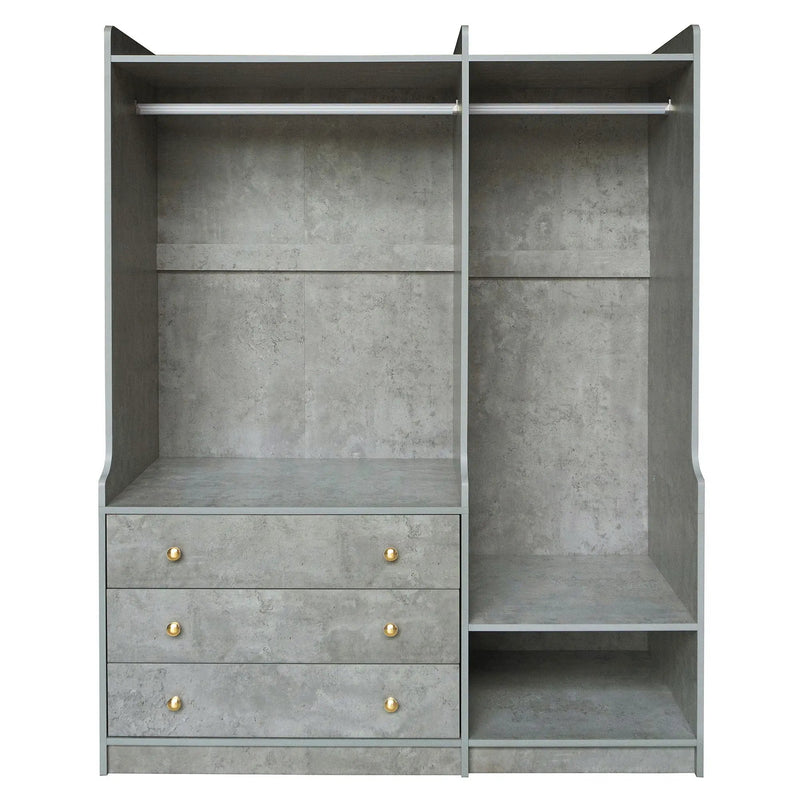 Open Wardrobe Storage For Bedroom by HouseOfZazla