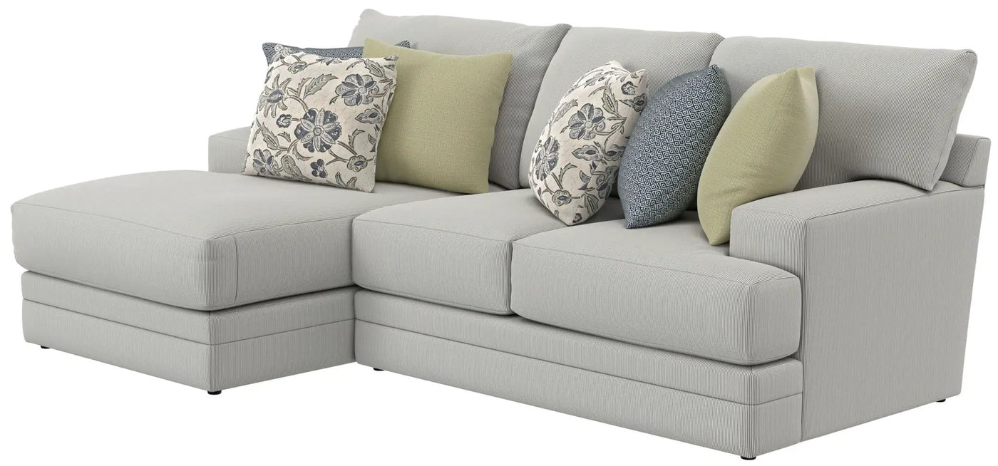 Stockbridge - Sectional With Comfort Coil Seating And 9 Accent Pillows Included by Unique Piece Furniture