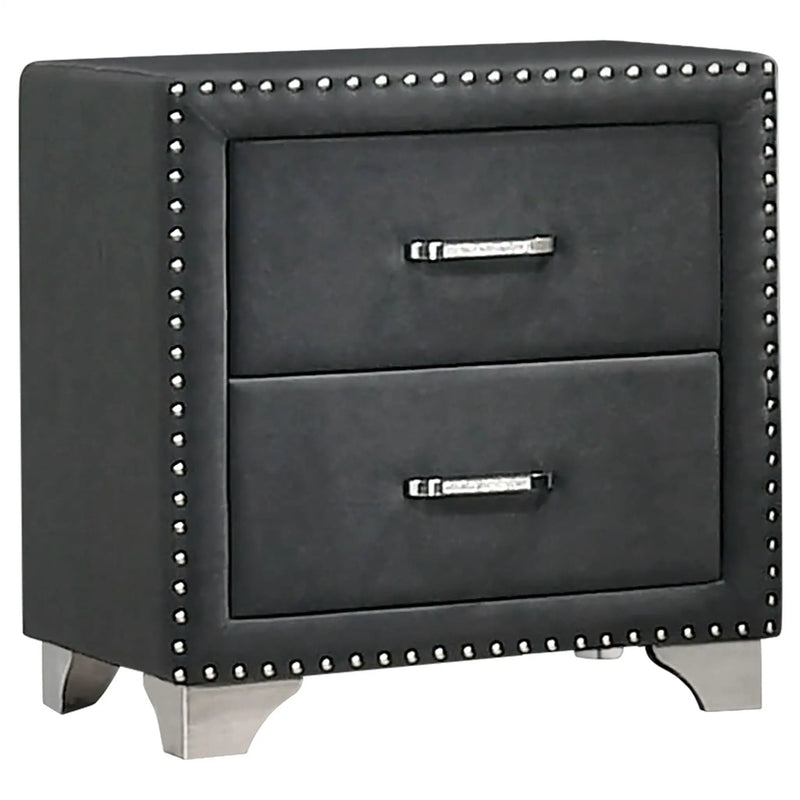Melody 4-piece Eastern King Bedroom Set Grey by Unique Piece Furniture