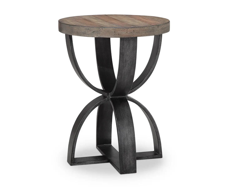 Bowden - Round Accent Table - Rustic Honey by Unique Piece Furniture