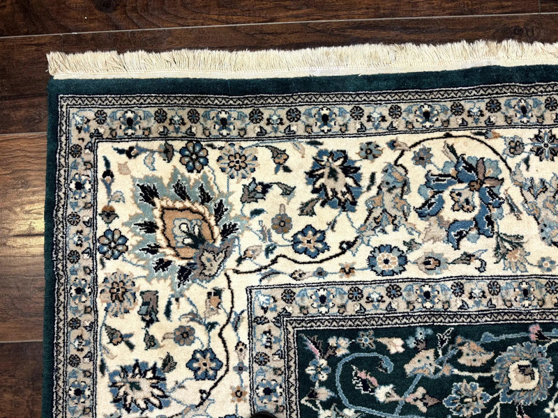 Pak Persian Rug 9x12, Dark Green, Floral Allover by Jewel Rugs