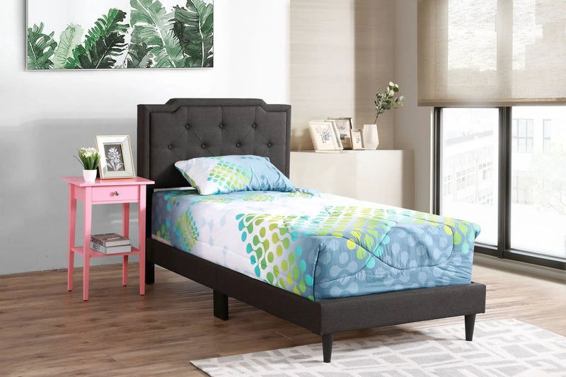 Button Tufted Bed Charming For Cozy Spaces by HouseOfZazla
