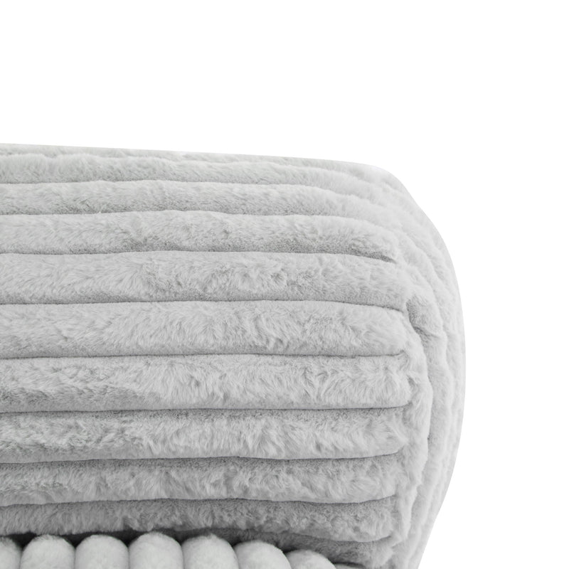Latina Indoor Foldable Bean Bag Lounge Chair - Light Gray by HouseOfZazla