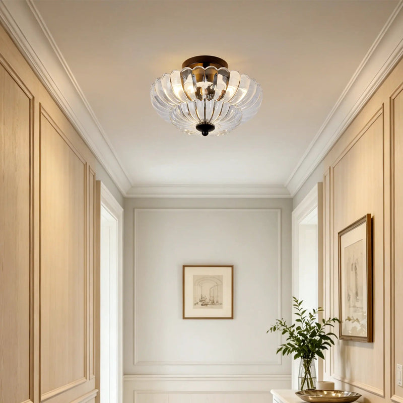 Smoky Semi Flush Mount Ceiling Light by HouseOfZazla