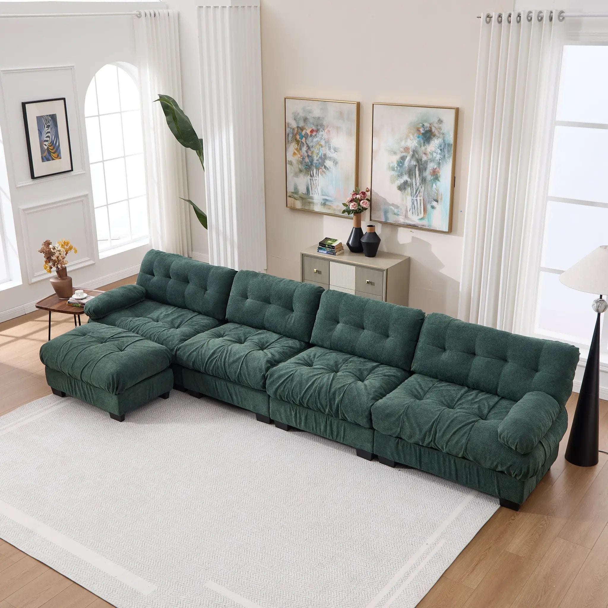 Modular Sectional Sofa Cloud Couch by HouseOfZazla