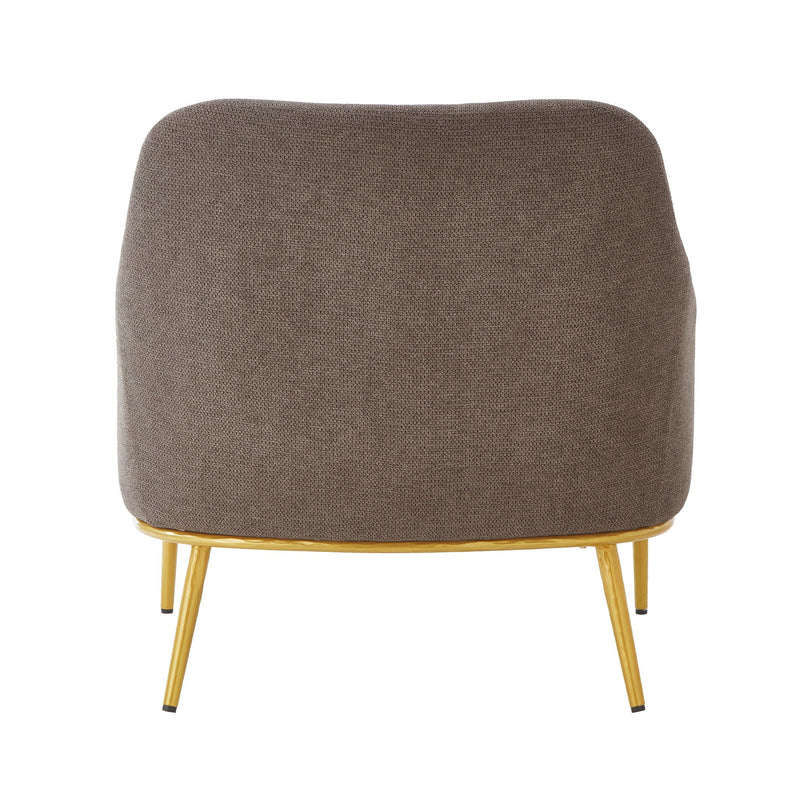 Modern Elegance Accent Chair With Curved Backrest by HouseOfZazla