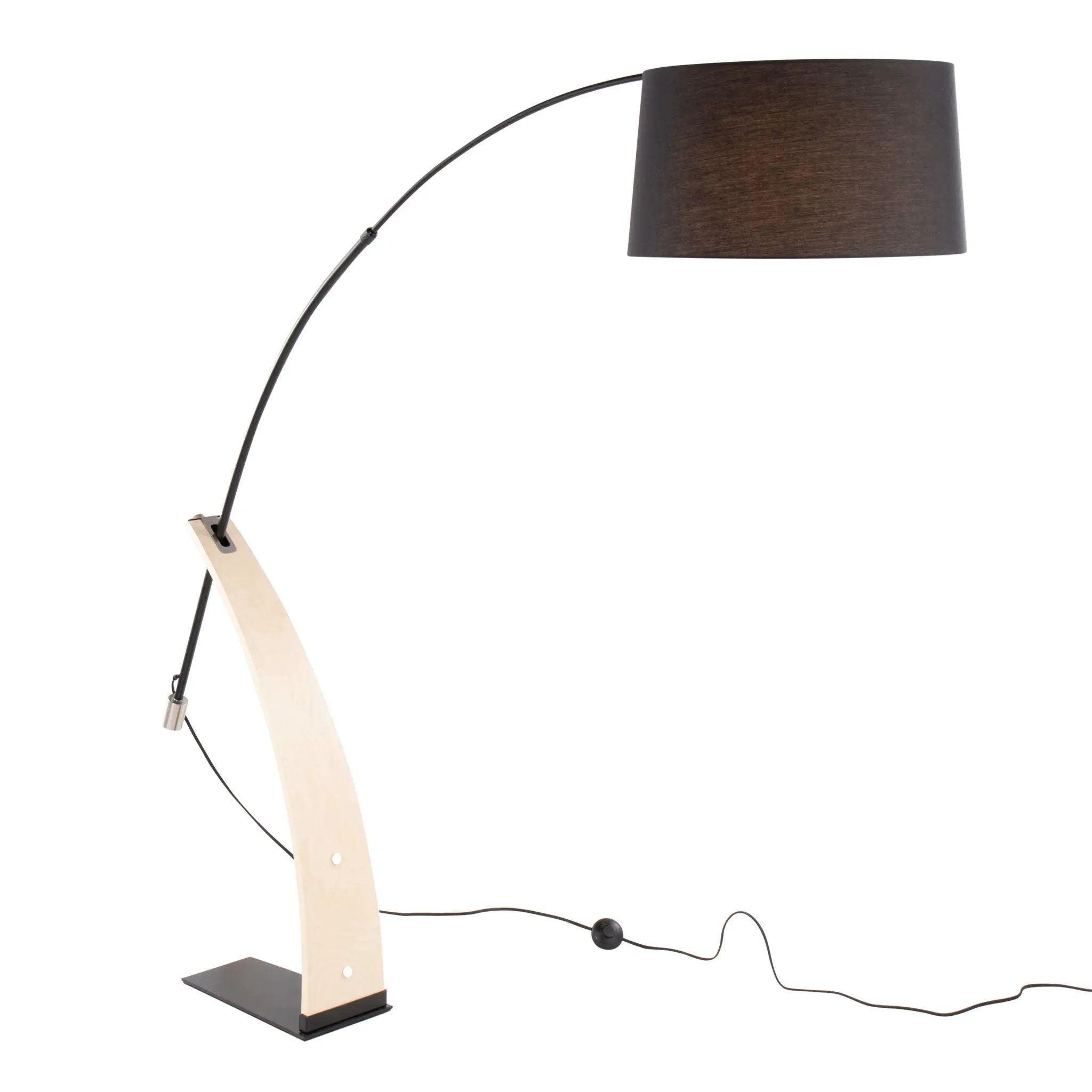 Robyn - Floor Lamp - Natural / Black by HouseOfZazla