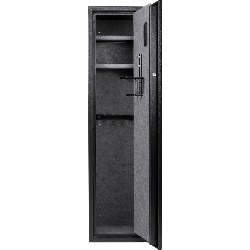 4.33 Cu Ft Biometric Keypad Rifle Safe - Black by HouseOfZazla