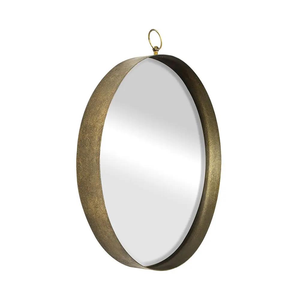 Round Mirror, Circle Mirror With Iron Frame For Living Room Bedroom Vanity Entryway, Hallway by Unique Piece Furniture