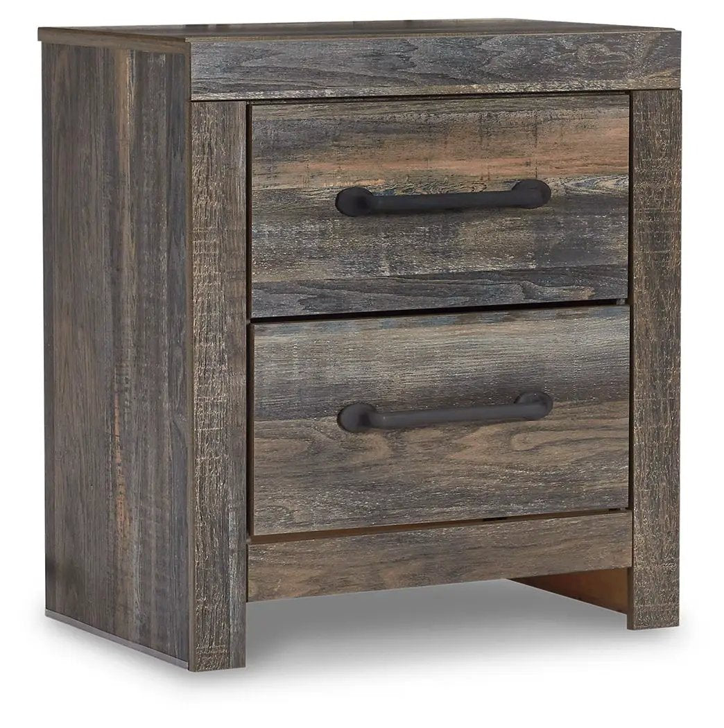 Drystan - Two Drawer Night Stand - Brown / Beige by Unique Piece Furniture