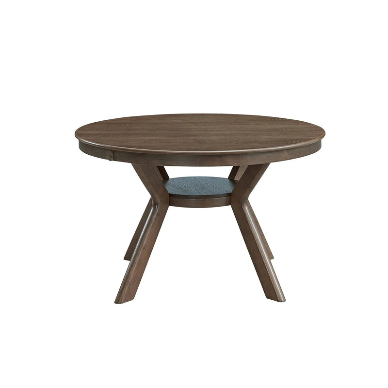 47.24'' Round Rubber Wood Dining Table by HouseOfZazla