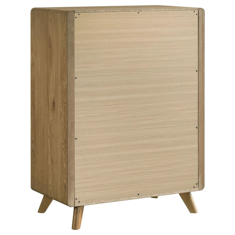 Bennett 5-drawer Bedroom Chest of Drawers Light Oak by Unique Piece Furniture