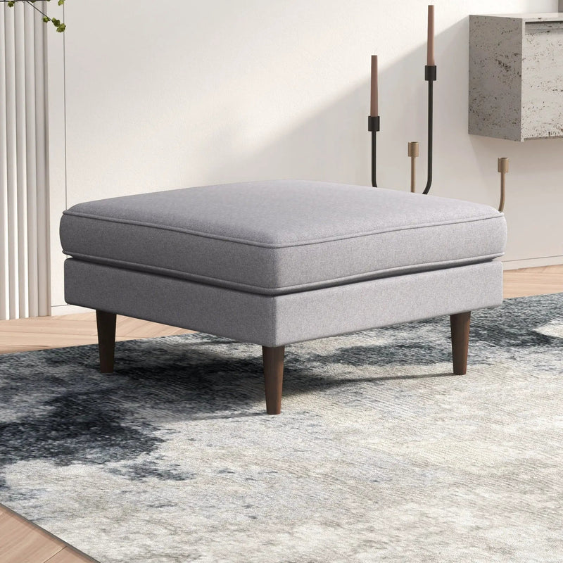 Amber - Square Upholstered Ottoman by Unique Piece Furniture