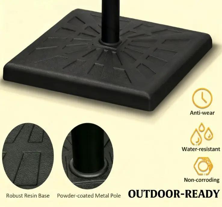 Square Outdoor Umbrella Stand Holder by HouseOfZazla