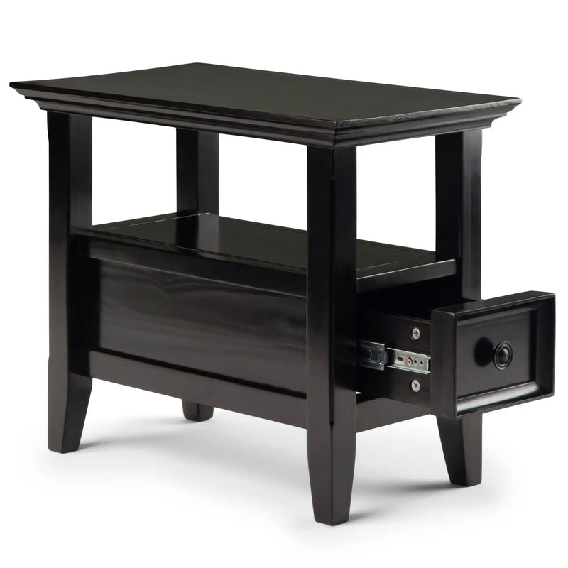 Amherst - Narrow Side Table - Hickory Brown by HouseOfZazla