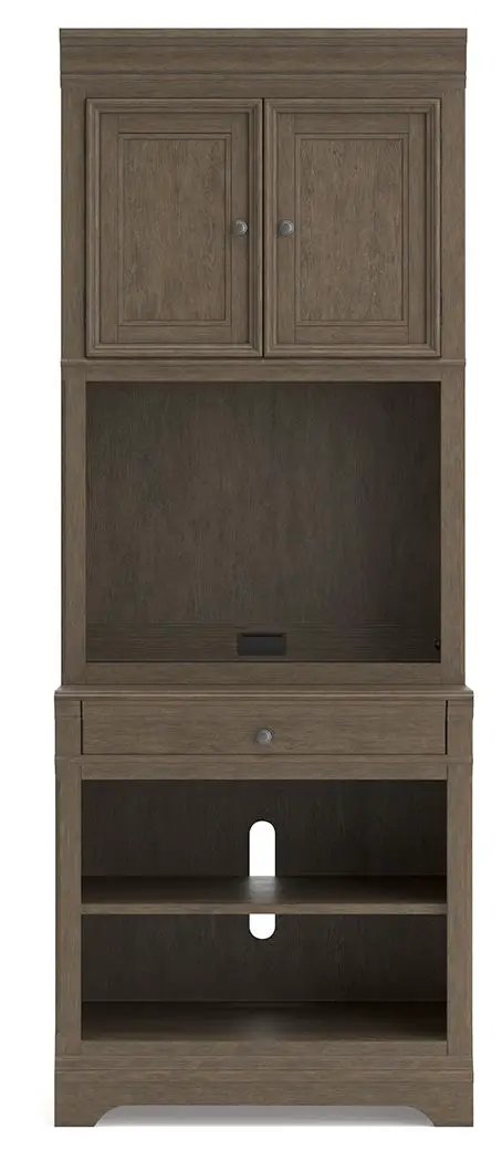Janismore - Bookcase - Weathered Gray by Unique Piece Furniture