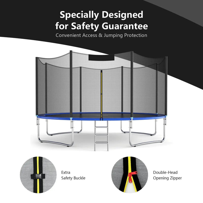 8 Feet Trampoline Safety Replacement Protection Enclosure Net by DirectDeals