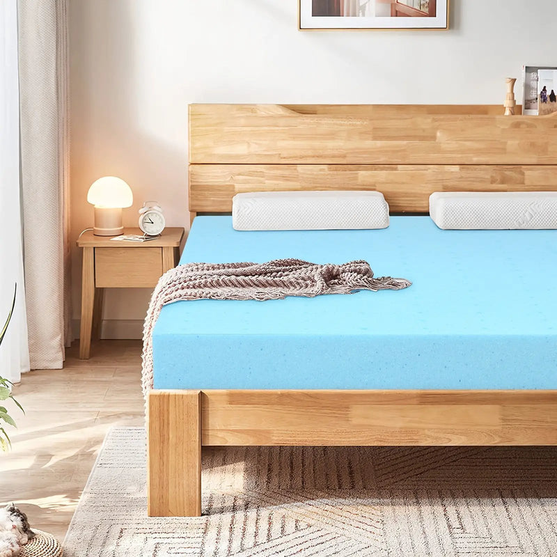 3 Inch Gel-Infused Cooling Bed Topper for All-Night Comfy by DirectDeals