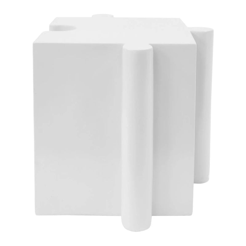 3-Piece Artistic Puzzle Table Set, Modular MGO Side Tables by HouseOfZazla