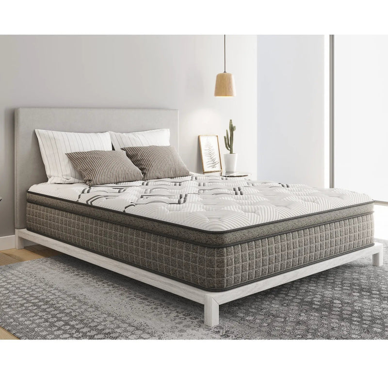 Diamond Soto Cooling Copper Hybrid Mattress Twin Size 12.5" Medium Feel by HouseOfZazla