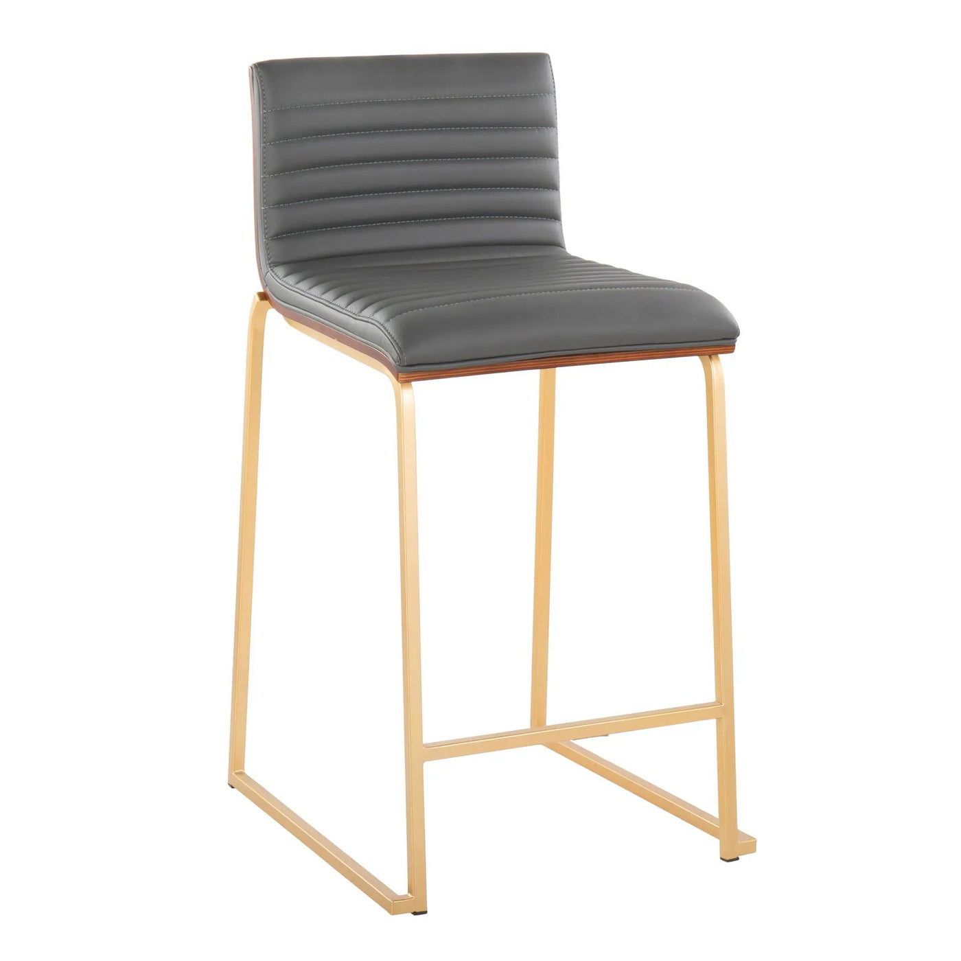 Mason Mara - Contemporary Design Fixed Height Counter Stool (Set of 2) by HouseOfZazla