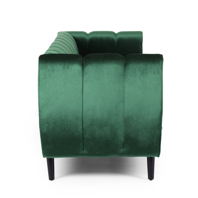Miranda Velvet 3-Seater Sofa by HouseOfZazla