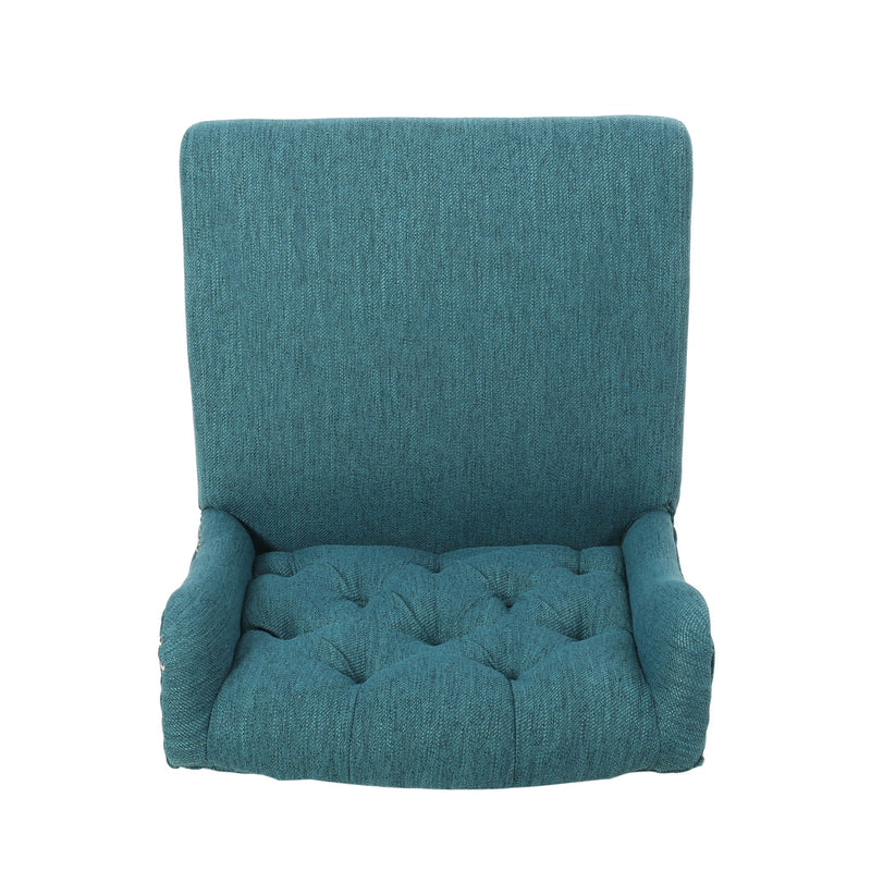 Vienna Contemporary Fabric Tufted Wingback Counter Stools (Set of 2) by HouseOfZazla