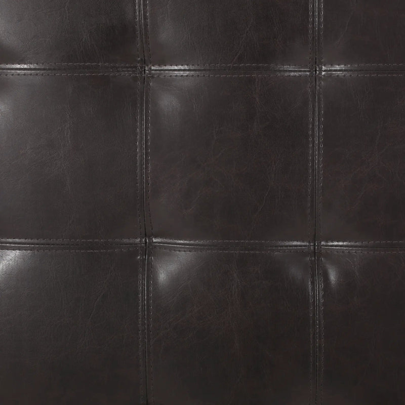 Upholstered Tufted PU Leather Storage Ottoman by HouseOfZazla