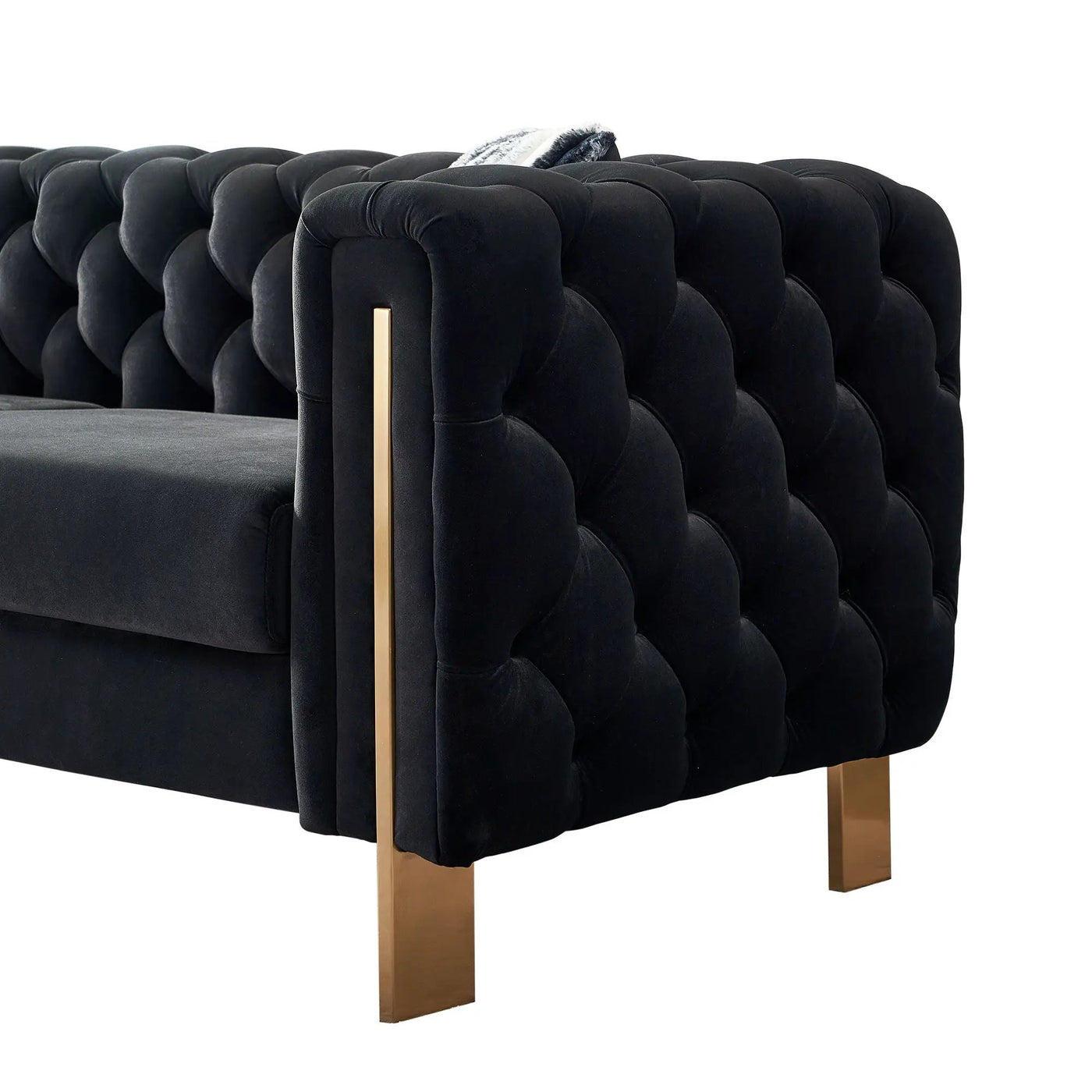 Chesterfield - Modern Tufted Living Room Sofa, 84.25''W Couch by HouseOfZazla
