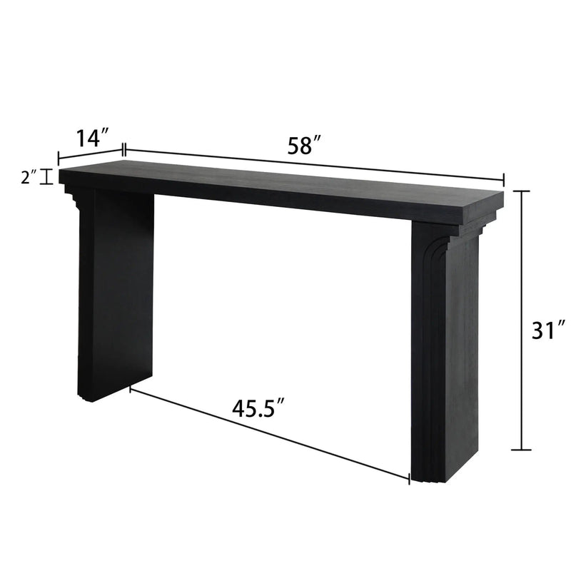 Console Table With Decorative Molding by HouseOfZazla