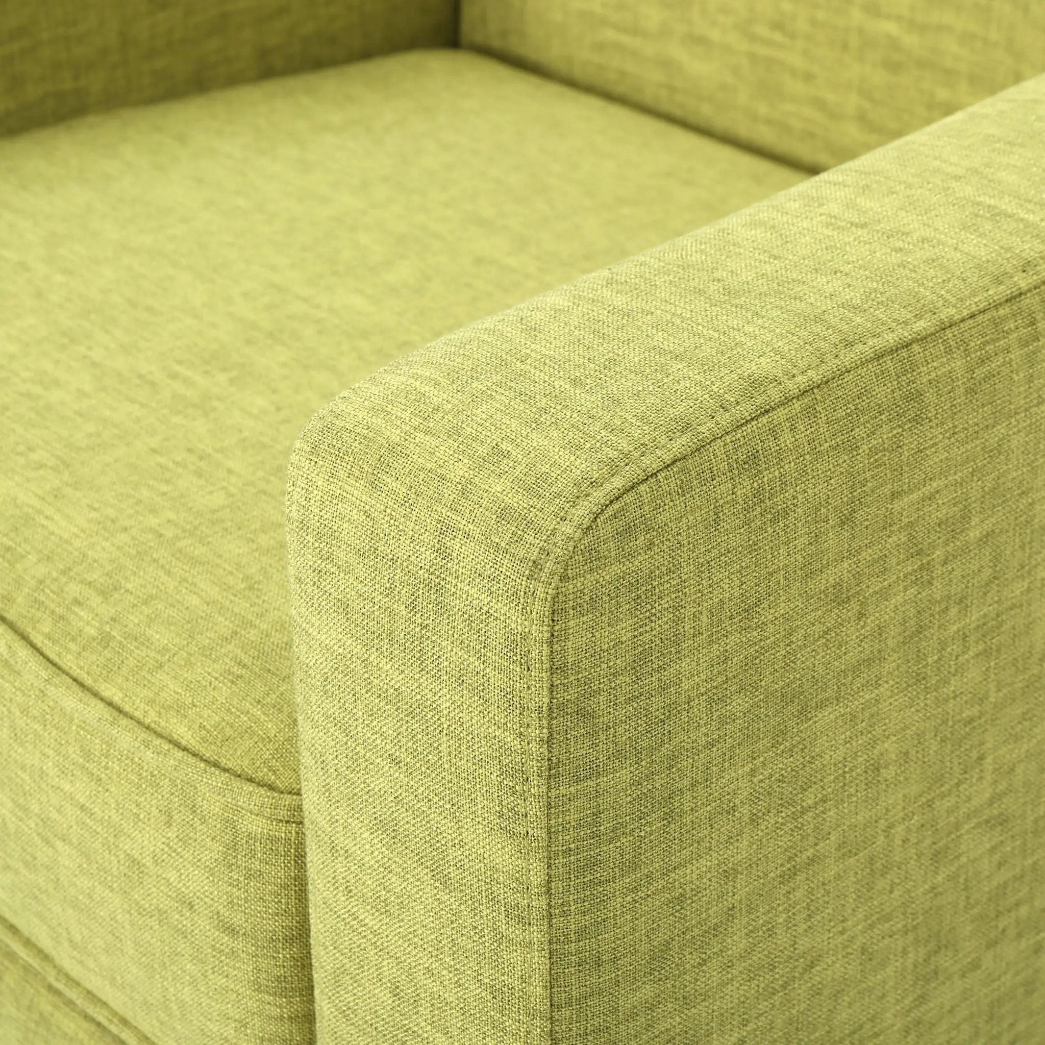 Nebulize Upholstered Fabric Club Chair With Button Tufted And Square Off Arm And Back by HouseOfZazla