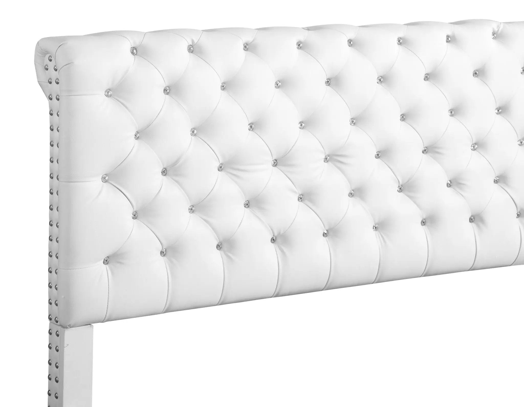 Elegant Transitional Upholstered Bed by HouseOfZazla