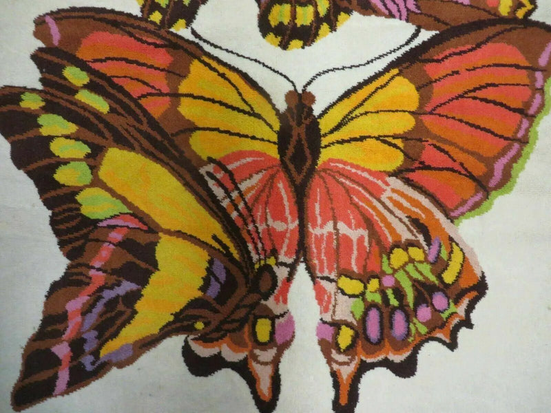 4' X 6' Tartare Modern Hand Knotted Spainsh Wool Rug Butterfly Getting Wings Nice by Jewel Rugs