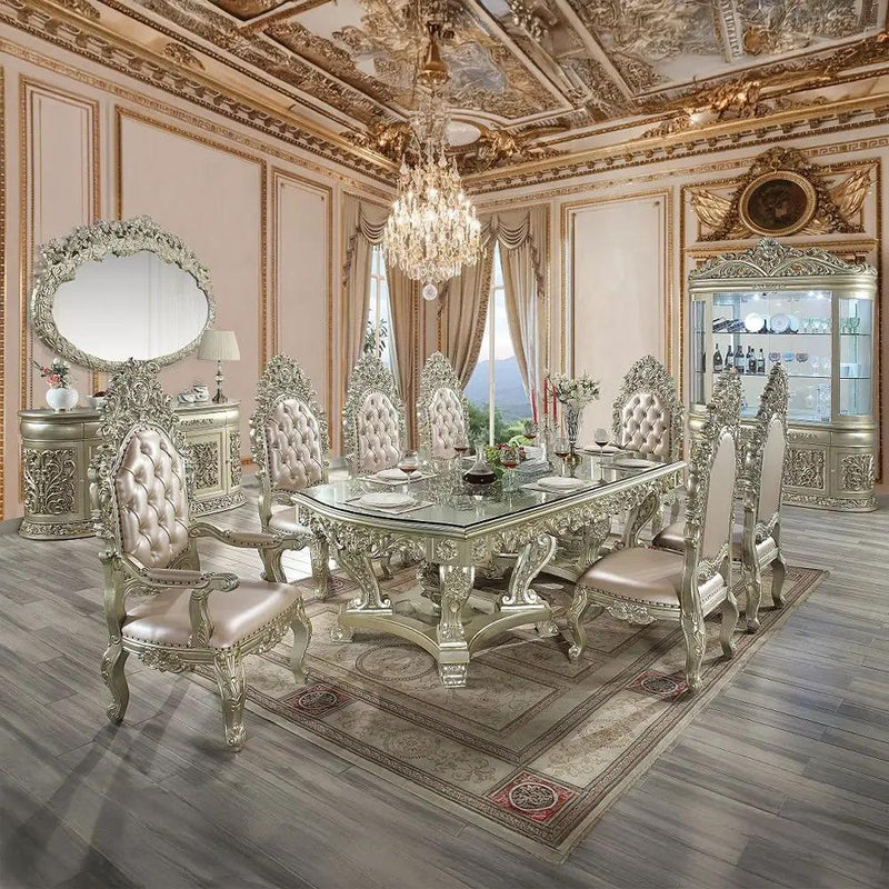 Sorina - Dining Table - Antique Gold by Unique Piece Furniture
