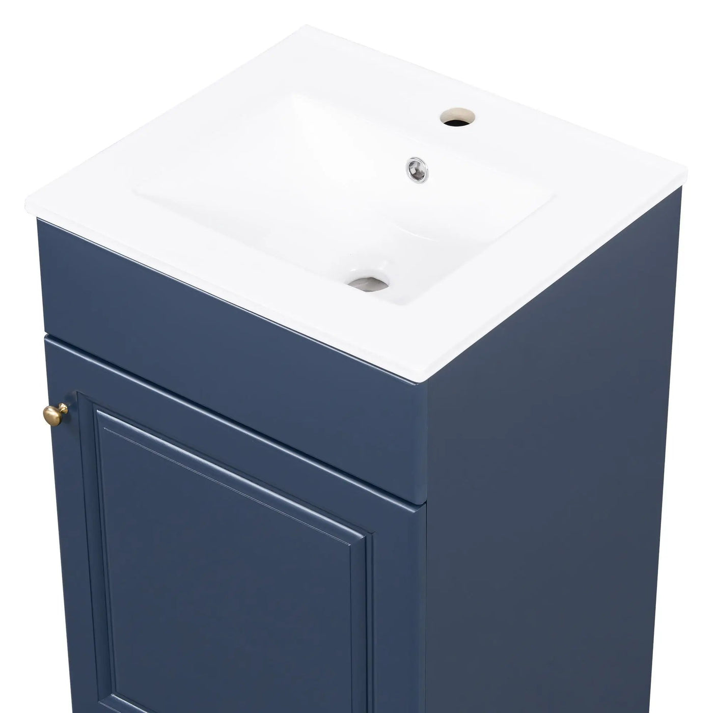 Bathroom Vanity With Sink, Cabinet With Adjustable Shelf by HouseOfZazla