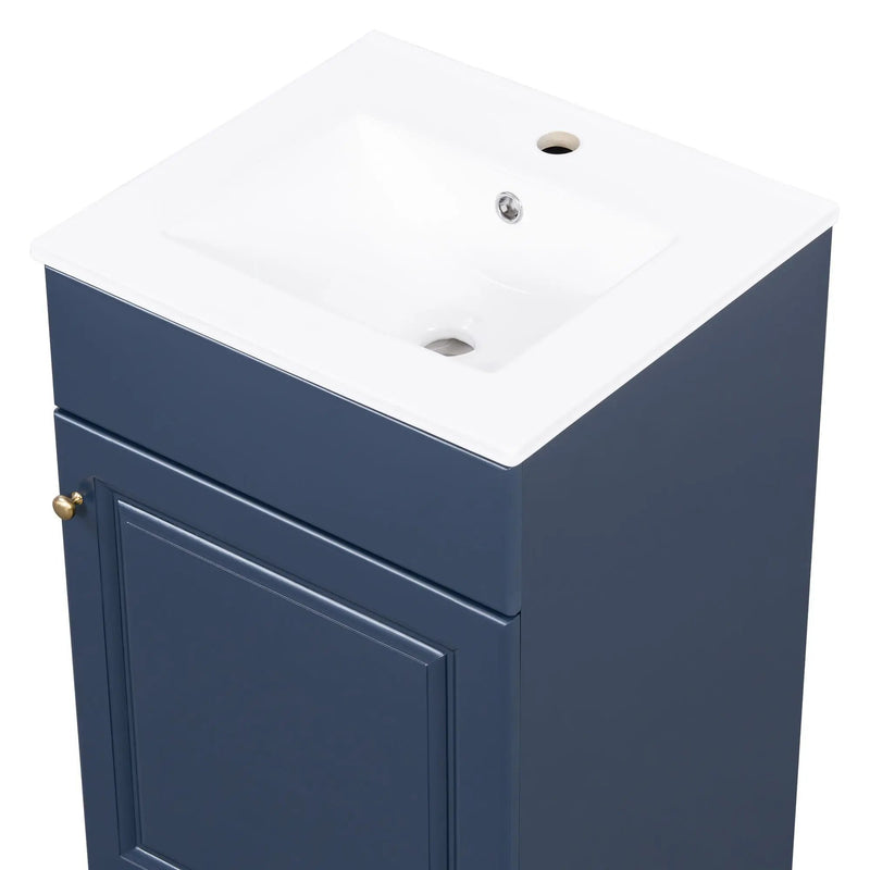 Bathroom Vanity With Sink, Cabinet With Adjustable Shelf