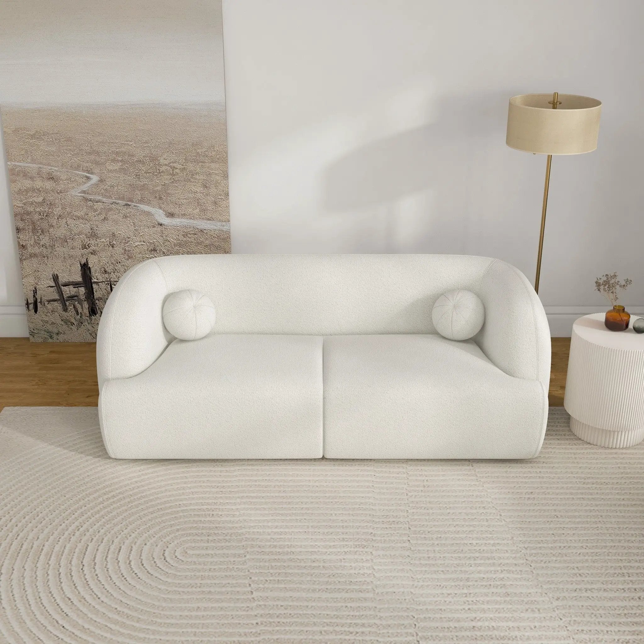 Anna - French Boucle Sofa by Unique Piece Furniture