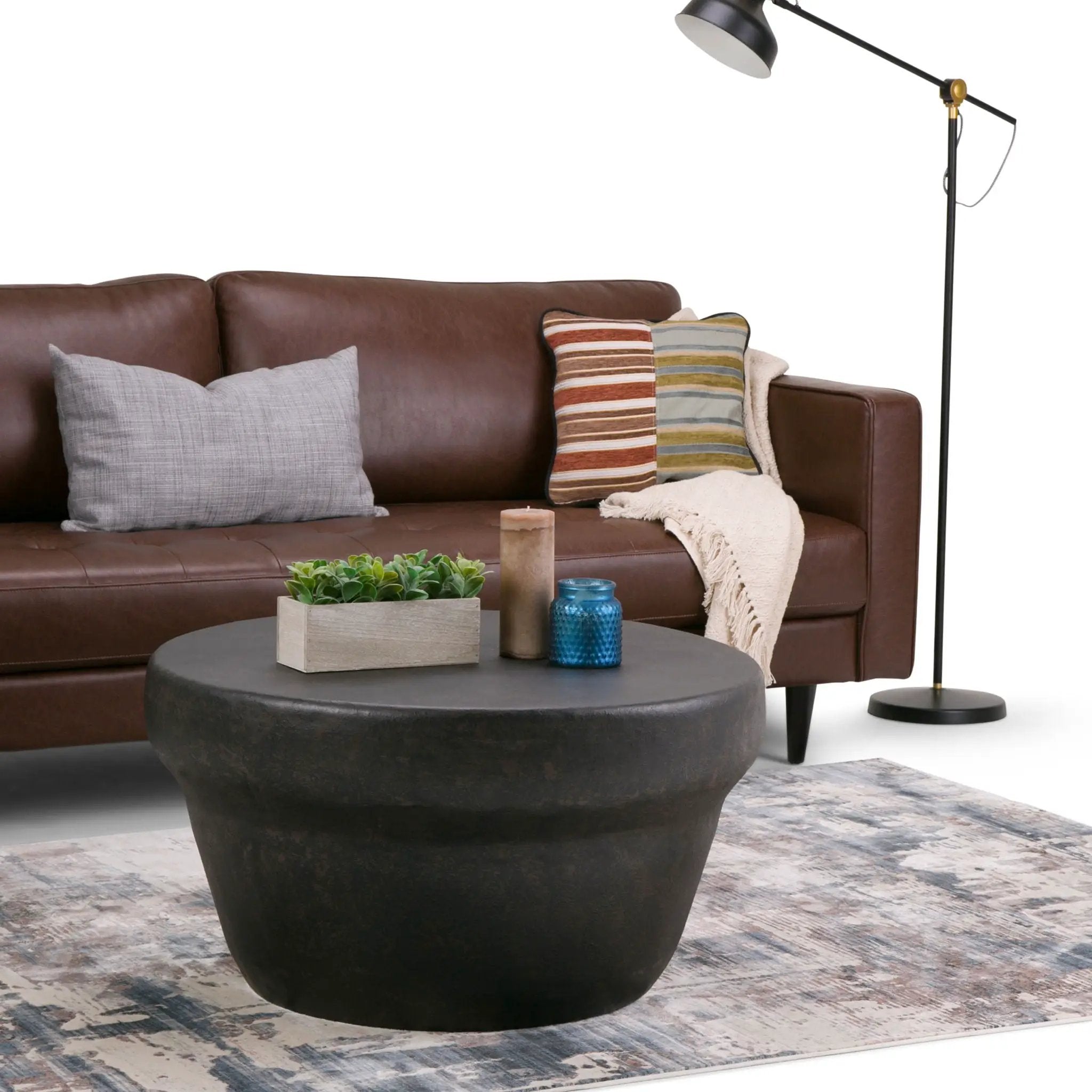 Garvy - Coffee Table - Rustic Bronze by HouseOfZazla