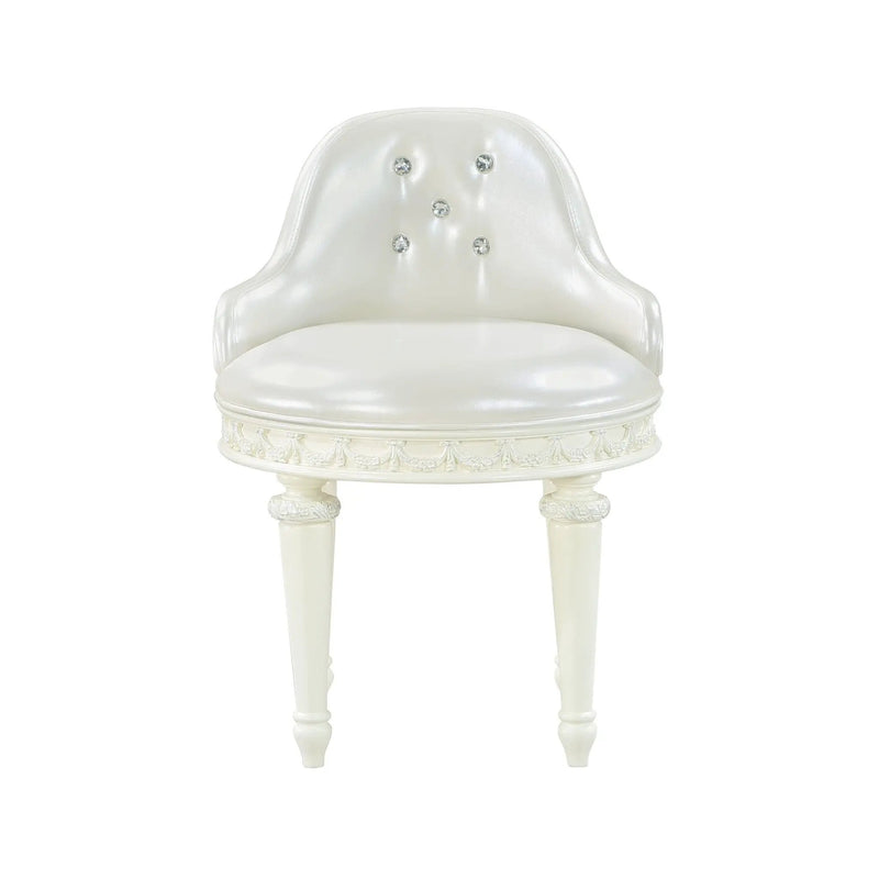 Dorothy - Vanity Chair With Swivel Chair Only - Ivory by Unique Piece Furniture