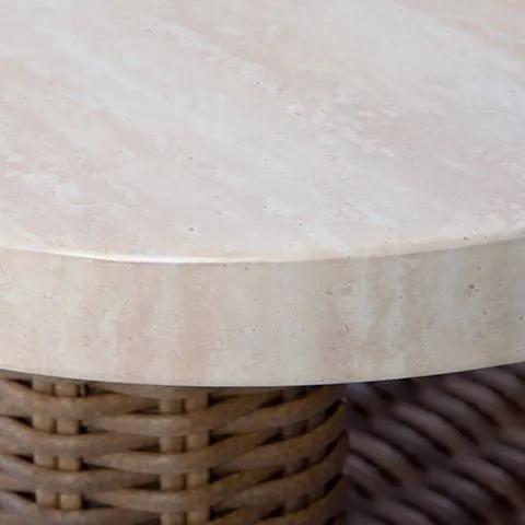 Dolan Creek - Rectangular Cocktail Table - Beige / Brown by Unique Piece Furniture
