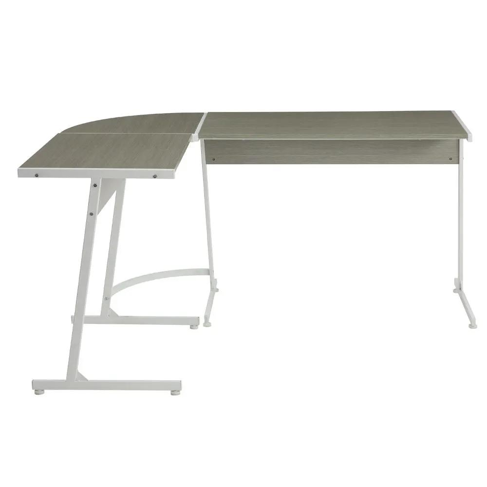 Carver - Computer Desk - Gray & White by Unique Piece Furniture