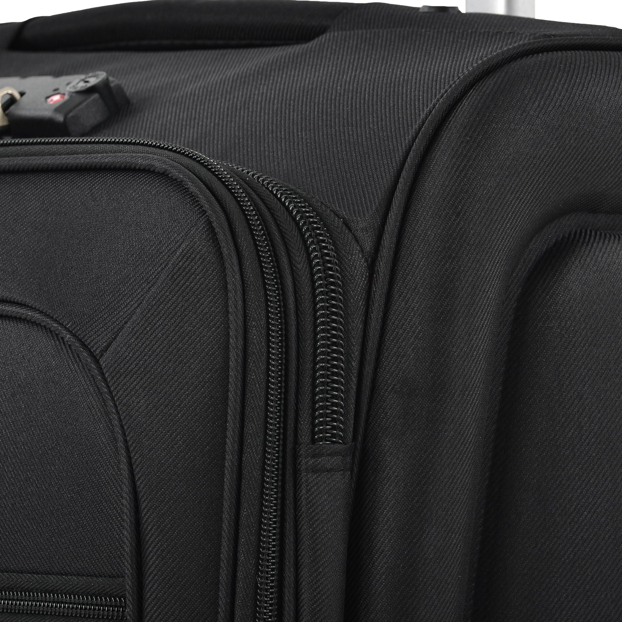 Softside Luggage Expandable 3 Piece Set Suitcase Upright Spinner Softshell Lightweight Luggage Travel Set by HouseOfZazla