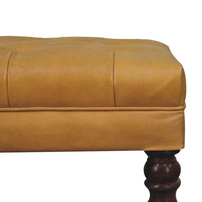 Buffalo - Ottoman With Castor Legs by HouseOfZazla