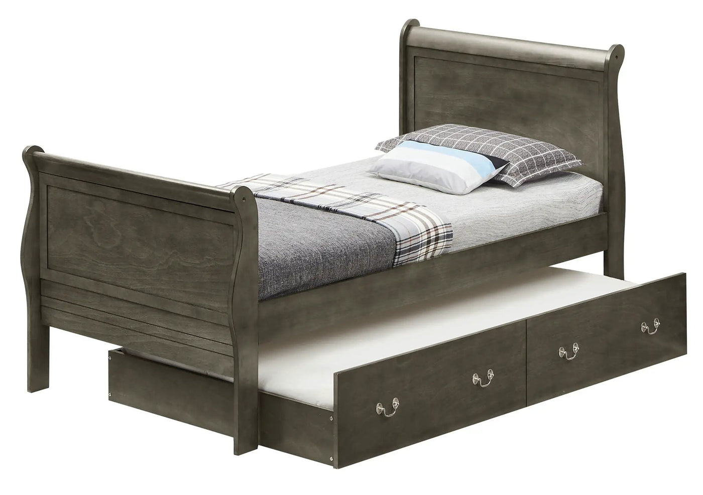 Elegant Trundle Bed With Timeless Charm by HouseOfZazla