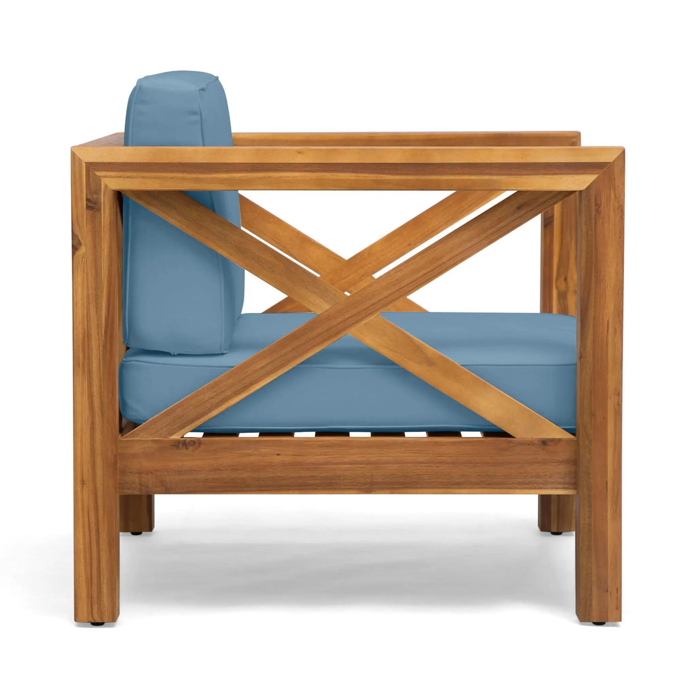 Brava Mid-Century Modern Club Chair with Water Resistant Cushions by HouseOfZazla