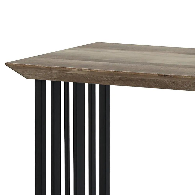Zudora - Sofa Table - Antique Oak & Black by Unique Piece Furniture