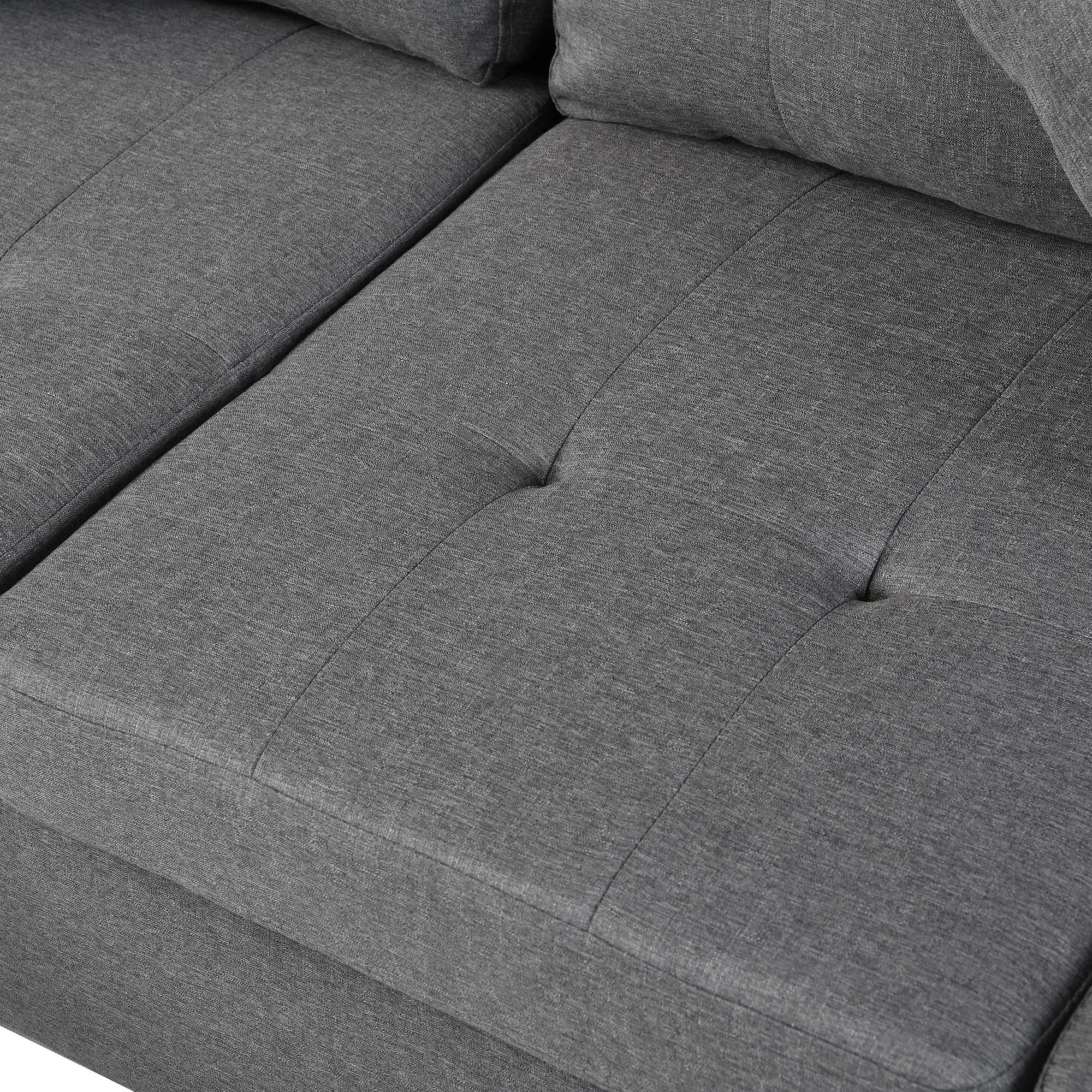 Sectional Sofa Set For Living Room With L Shape Chaise Lounge, Cup Holder And Left Or Right Hand Chaise Modern 4 Seat by HouseOfZazla